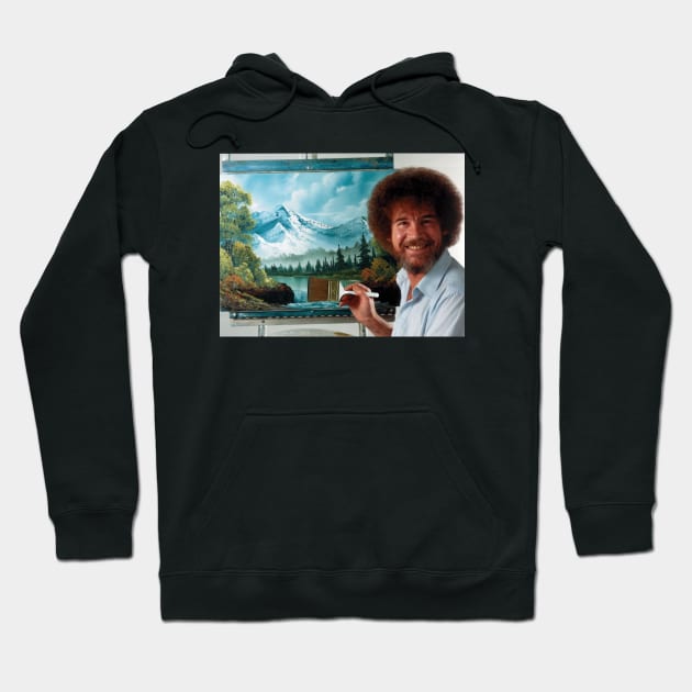 Bob Ross Hoodie by Jenah1979